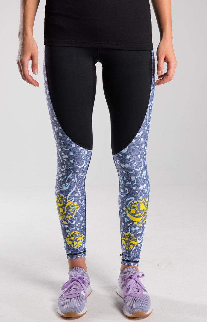 Mosaic Calligraphy Legging