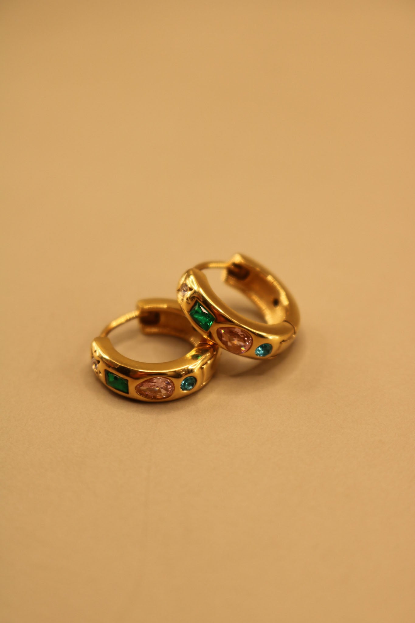 Pixie Gem Hoop Earrings