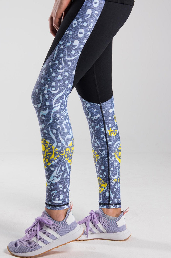 KW Mosaic Calligraphy Legging - Tru Active
